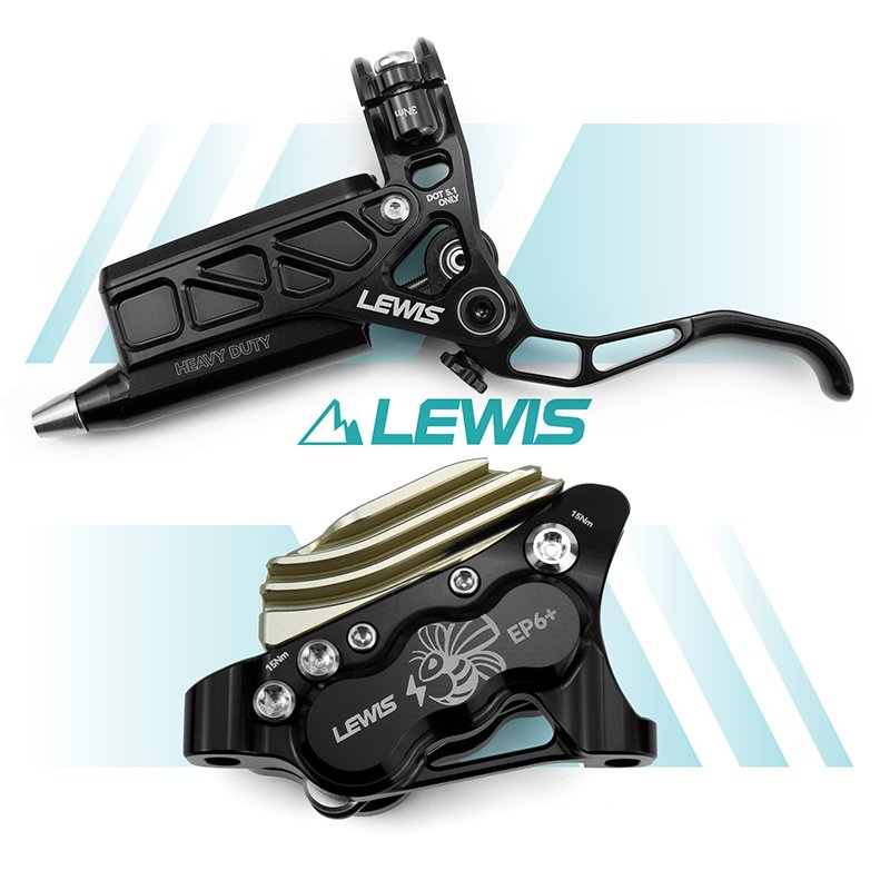 Lewis Bremse EP6+ hinten Black