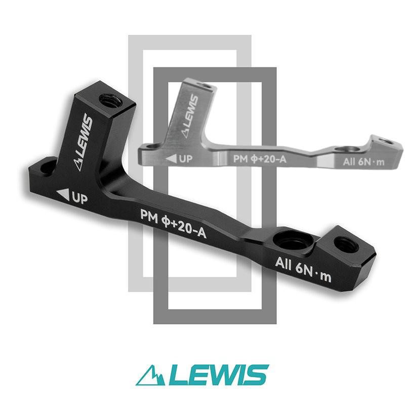 Lewis Bremsadapter +20mm Black new